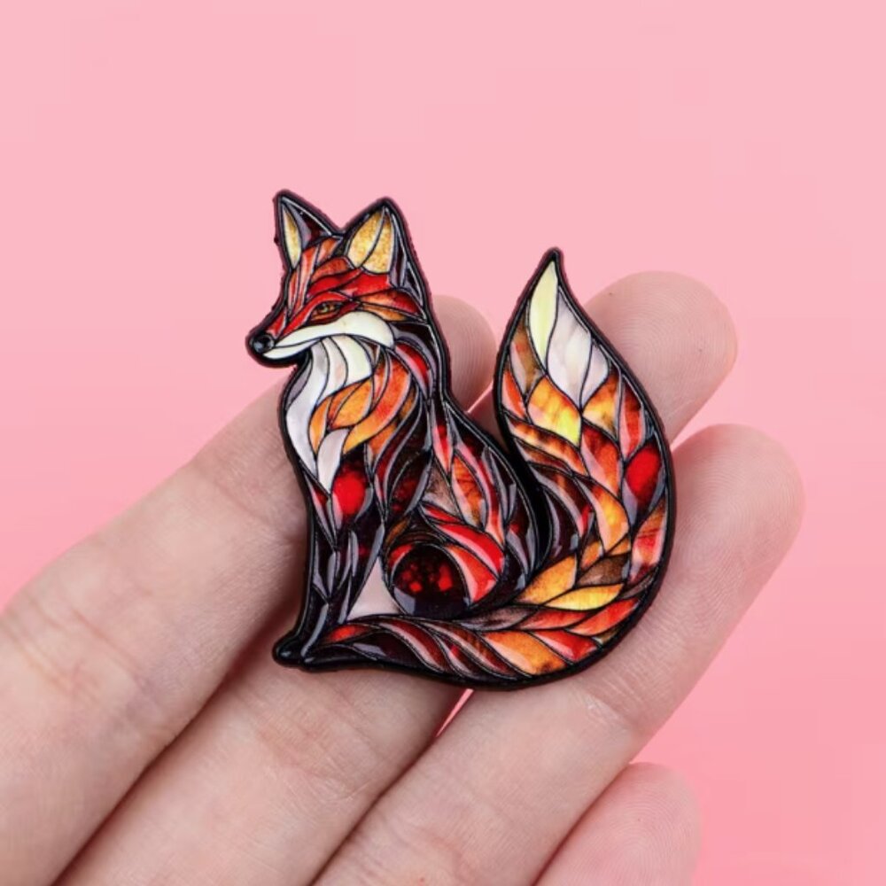 ๐50% OFF/3+...Colorful Fox Pin - Picture 5 of 6